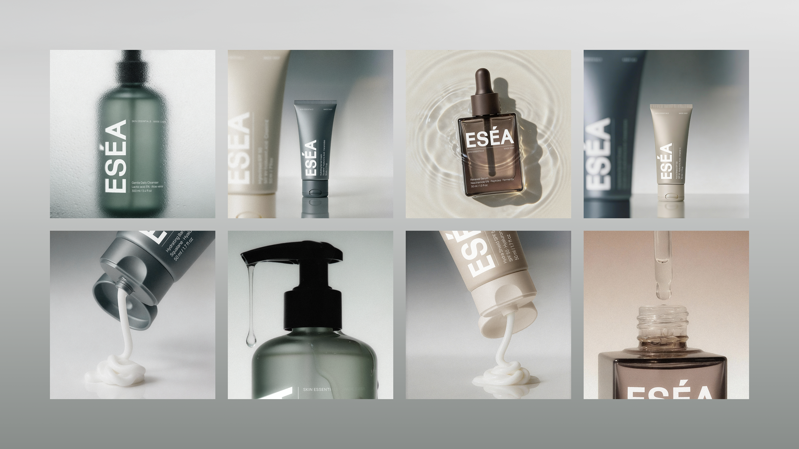 Eséa brand identity showcase