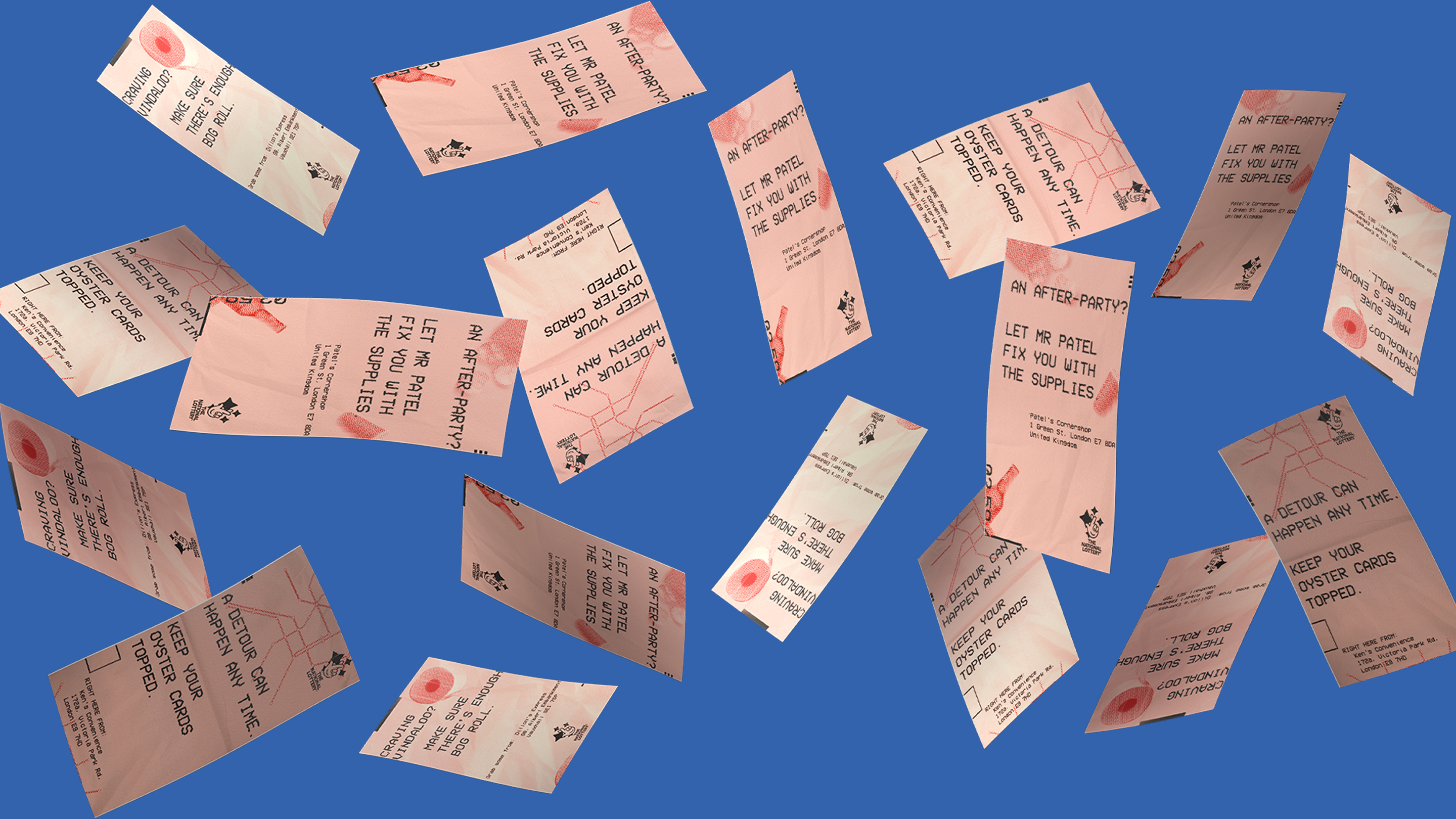 National Lottery brand identity showcase