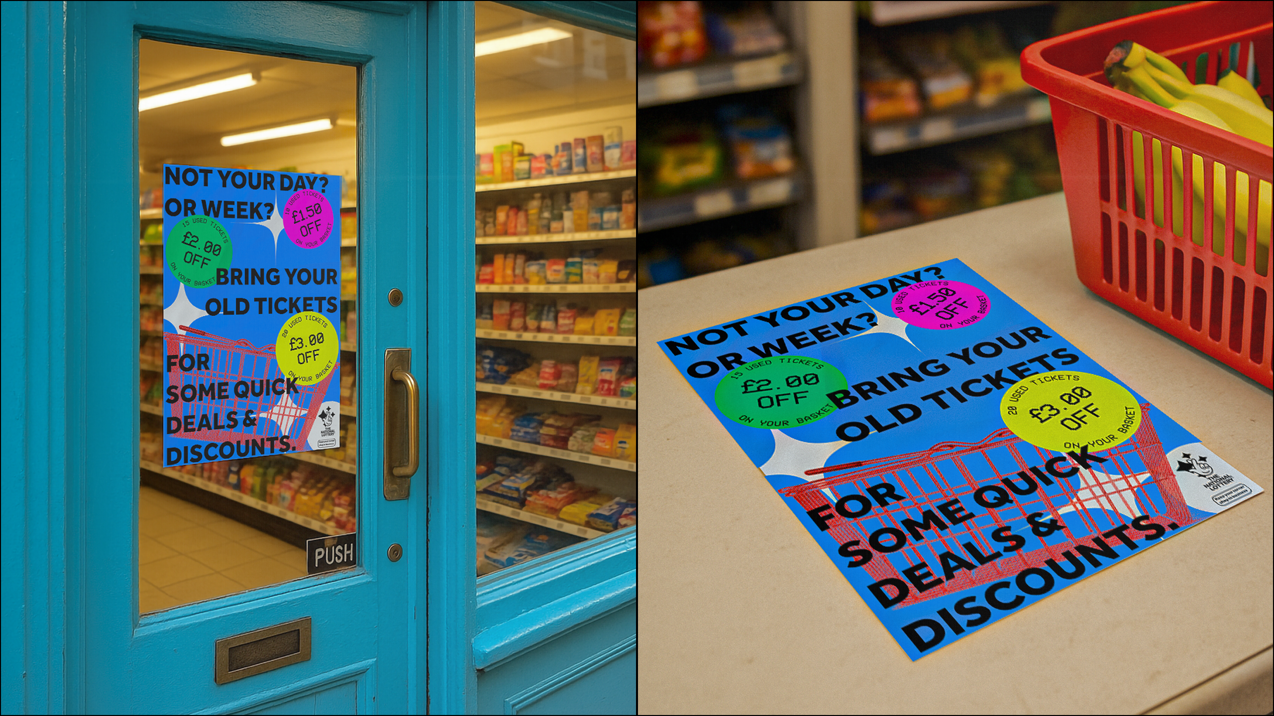 National Lottery brand identity showcase