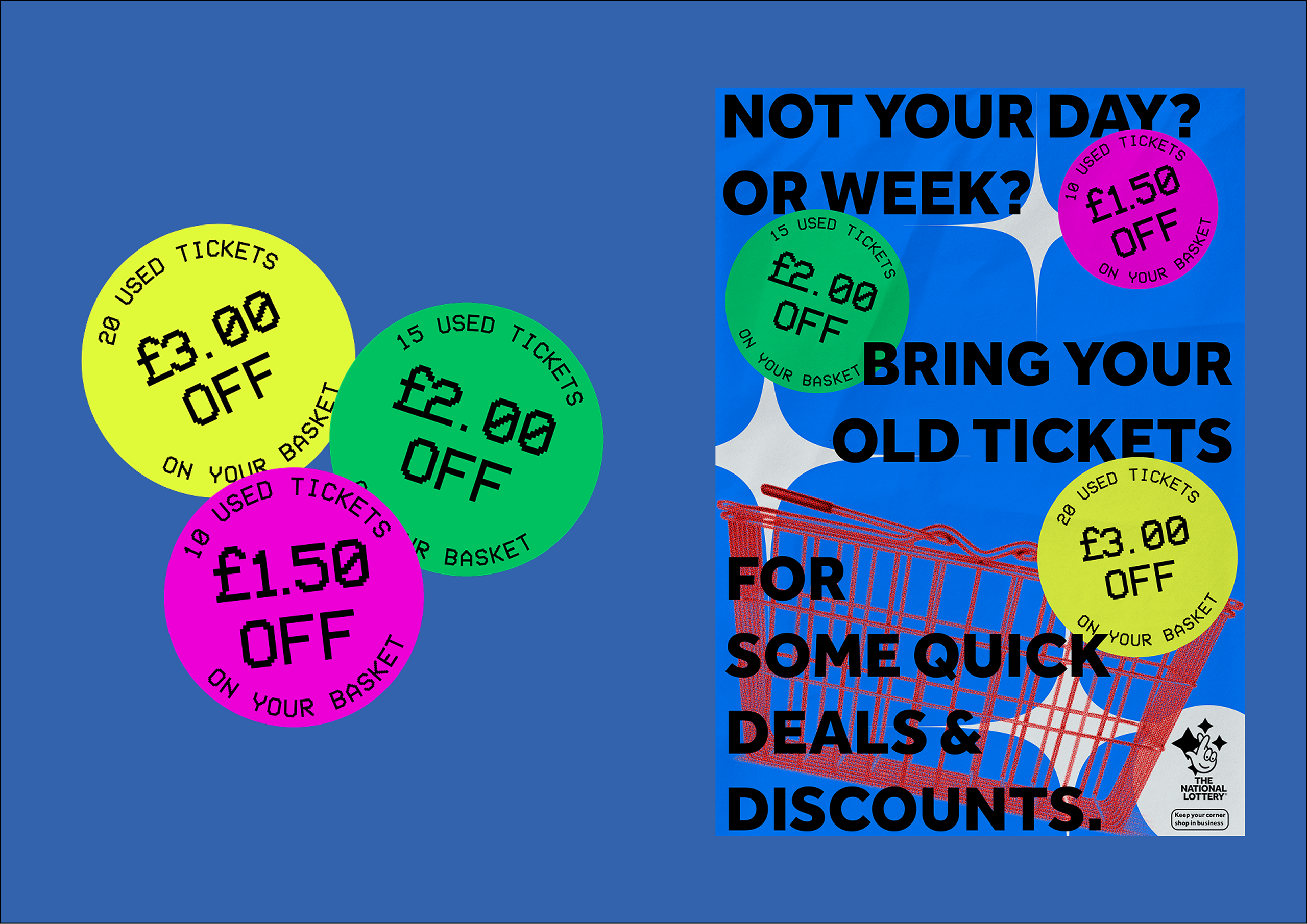 National Lottery brand identity showcase