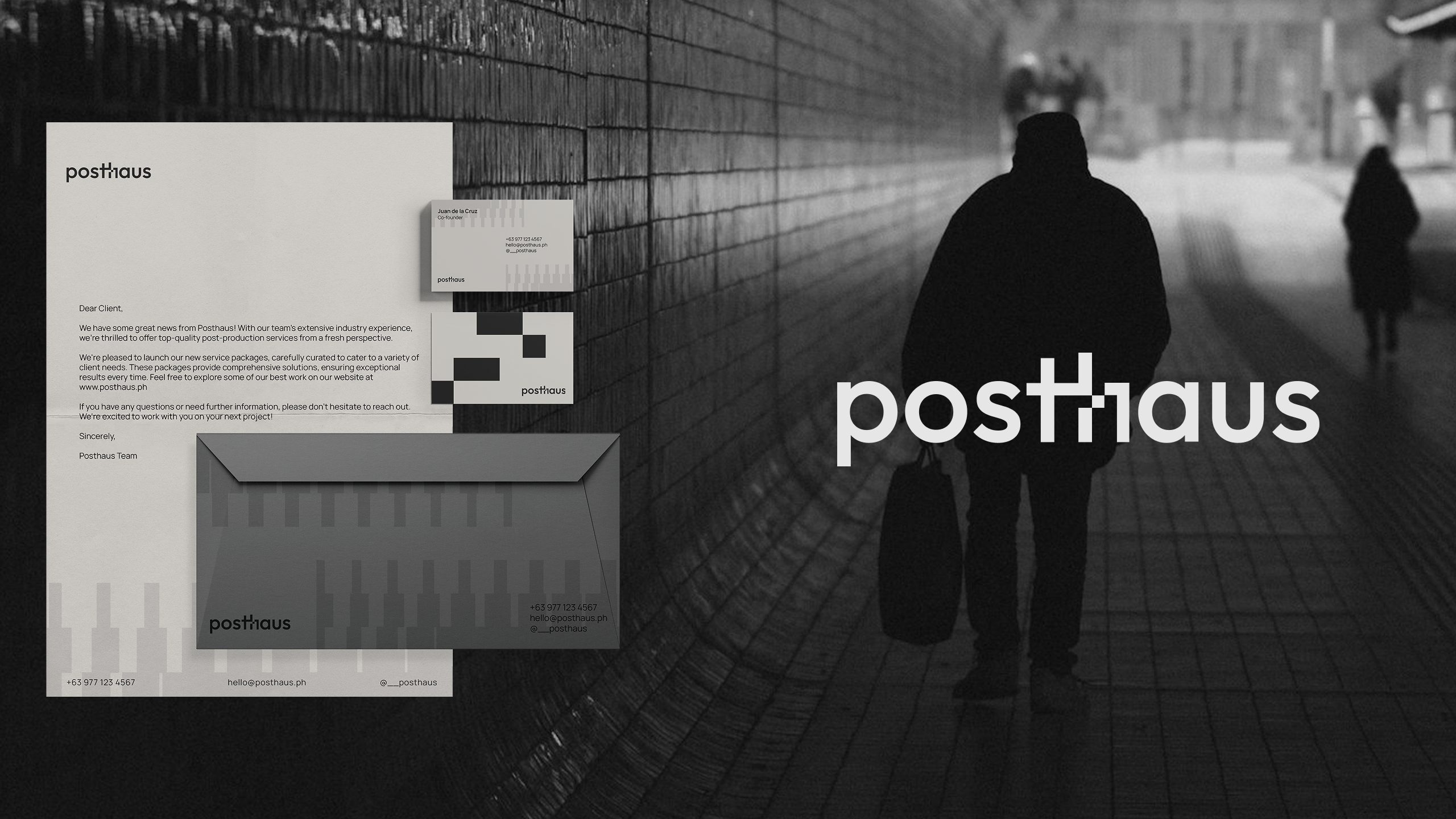 Posthaus brand identity showcase