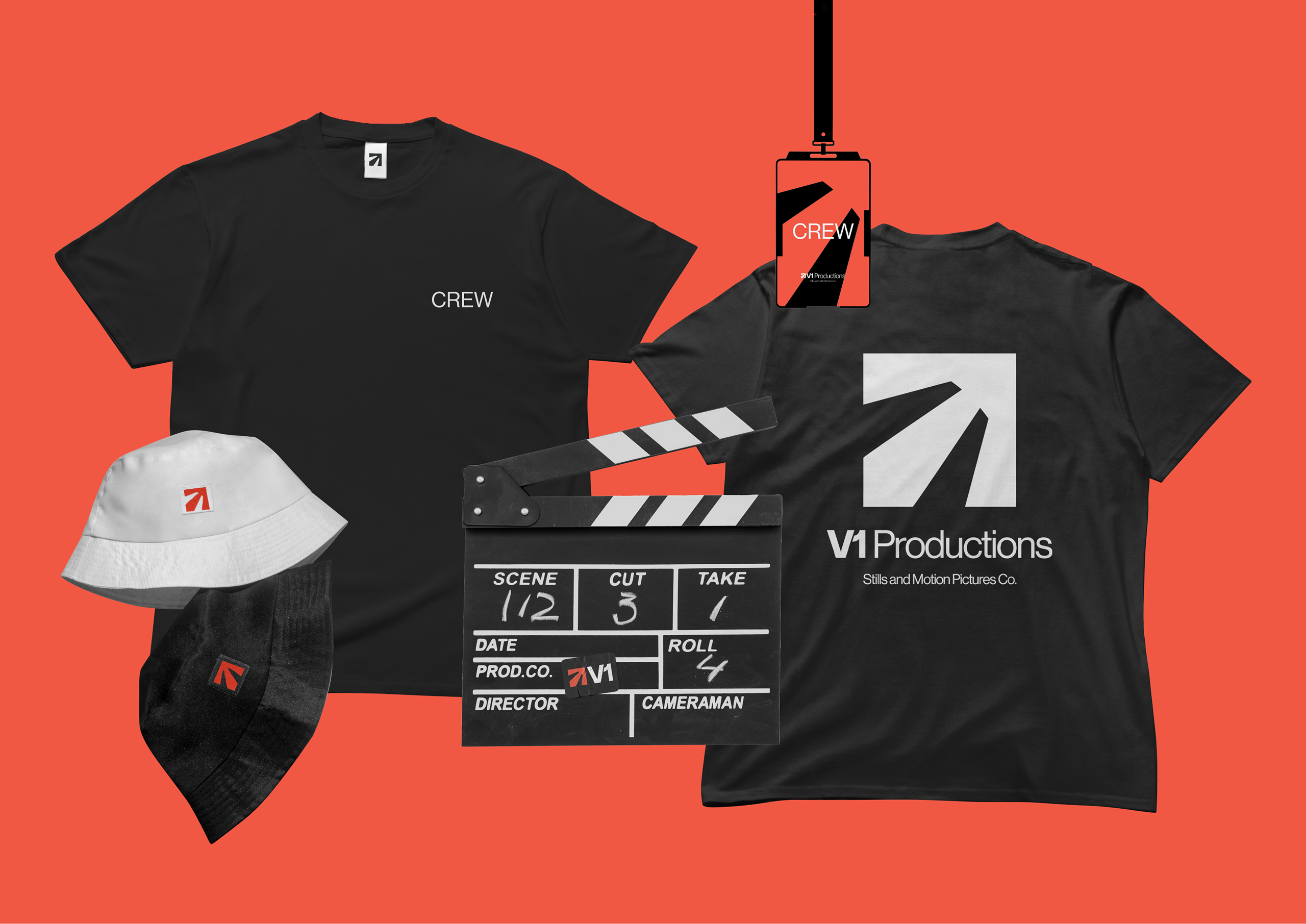 v1 brand identity showcase